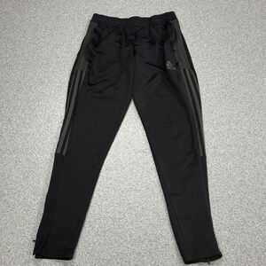 Adidas Primegreen‎ Black Athletic Track Pants Zip Ankle Men's XS